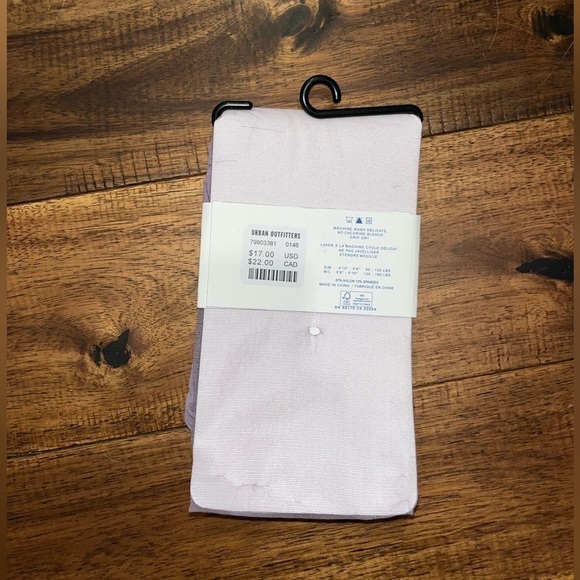 NEW URBAN OUTFITTERS Light Purple Distressed Tights Medium/Large - Picture 5 of 5